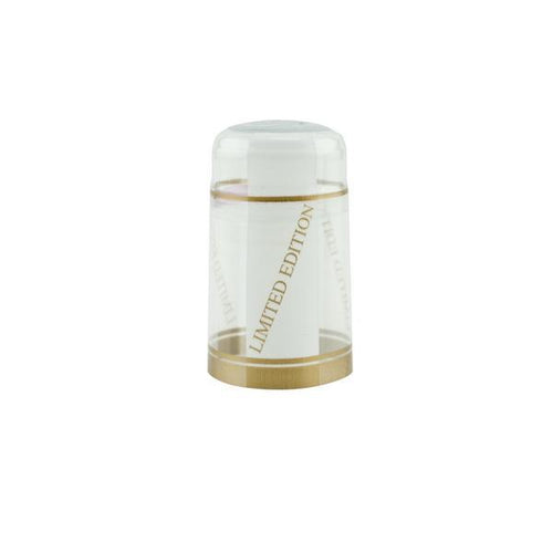 Limited Edition White Shrink Caps for Wine Bottles: Pack of 100, Expertly Crafted in Europe (30.5 mm x 55 mm)