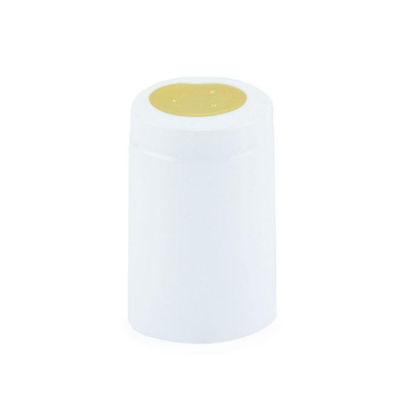 Shrink Cap Large White 100 per Pack (34 x 55 mm | 1.34 x 2.17 in)