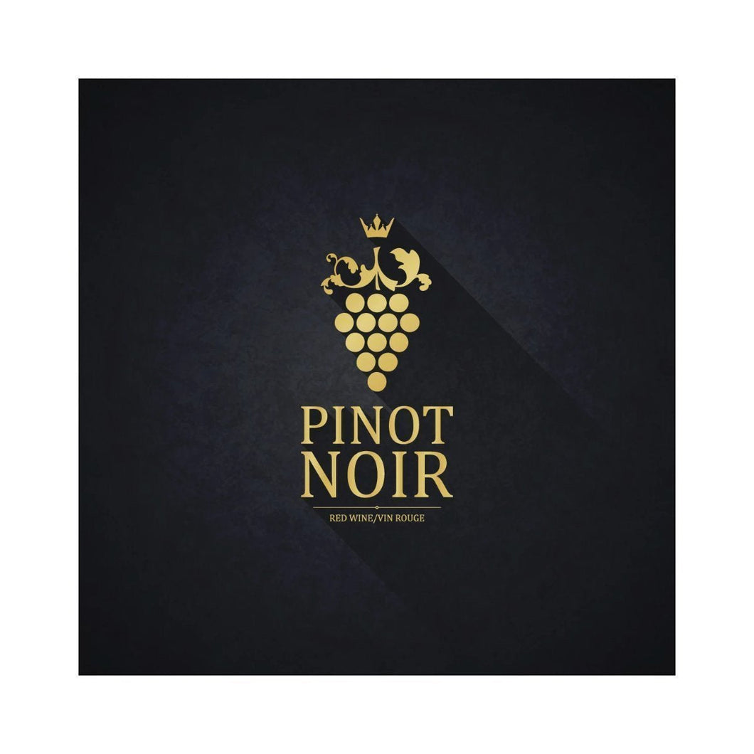 Pinot Noir Golden Grape Wine Labels 50 per Pack (3.78 in x 3.78 in | 9.6 cm x 9.6 cm)