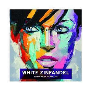 White Zinfandel Colorful Emotions Wine Labels 50 per Pack (3.78 in x 3.78 in | 9.6 cm x 9.6 cm)