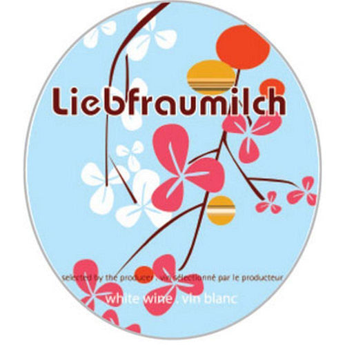 Liebfraumilch Flowers Wine Label 30 per Pack ( 4 in x 6 in | 10 cm x 15 cm)