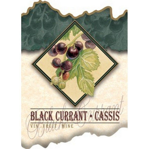 Black Currant Wine Label 30 per Pack ( 4 in x 6 in | 10 cm x 15 cm)