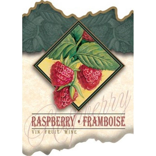 Raspberry Wine Label 30 per Pack ( 4 in x 6 in | 10 cm x 15 cm)