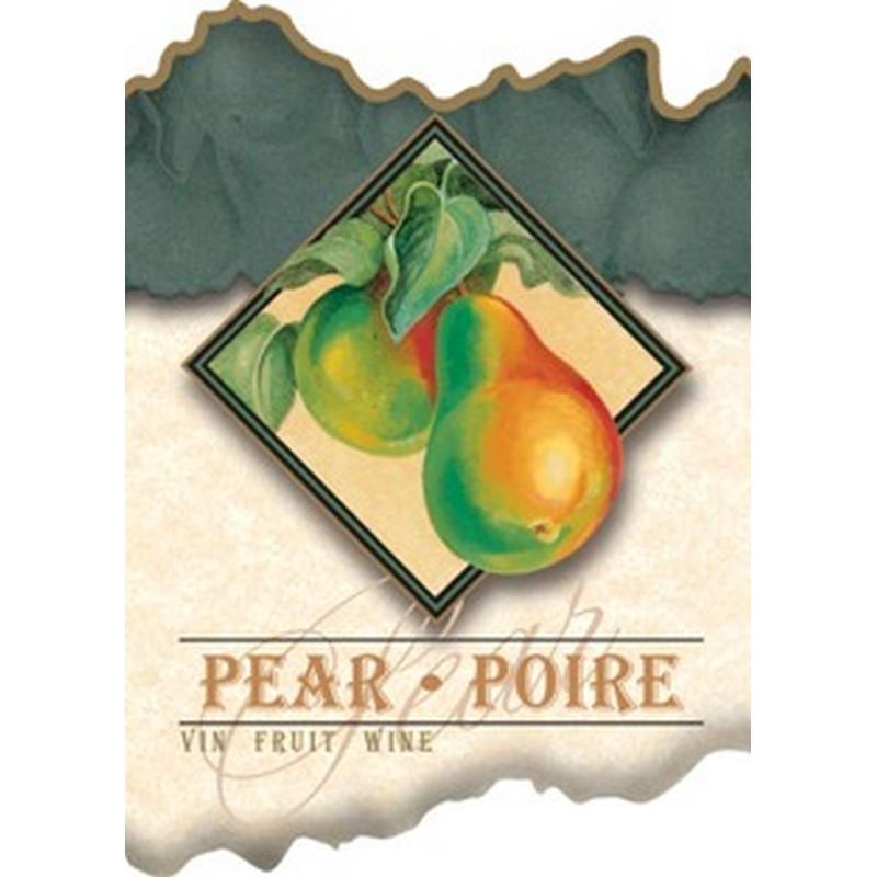 Pear Wine Label 30 per Pack ( 4 in x 6 in | 10 cm x 15 cm)