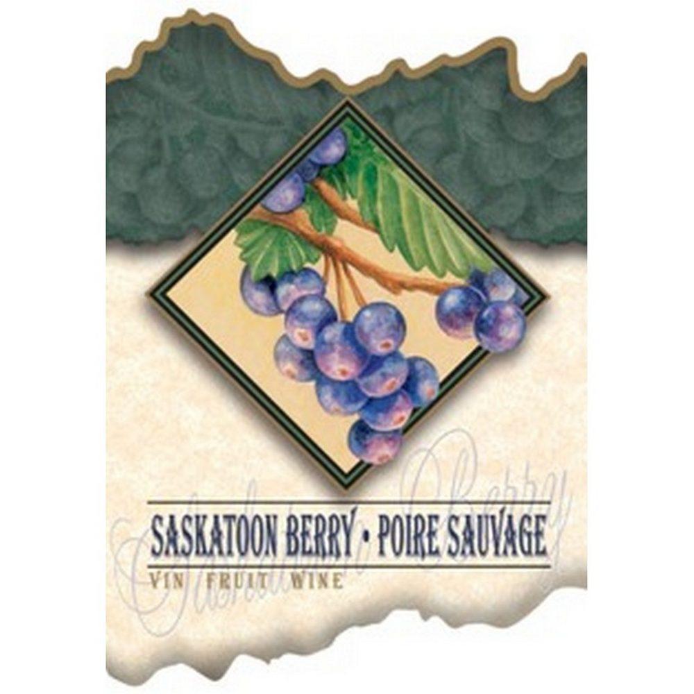 Saskatoon Berry Wine Label 30 per Pack ( 4 in x 6 in | 10 cm x 15 cm)