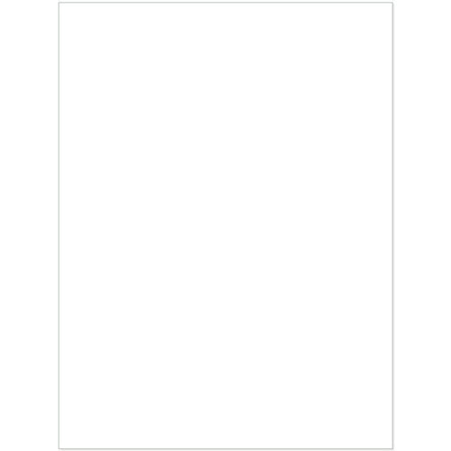 Customizable Blank White Labels 4 per Sheet Pack of 80 (8.5 in x 11 in | 28 cm x 21.5 cm)