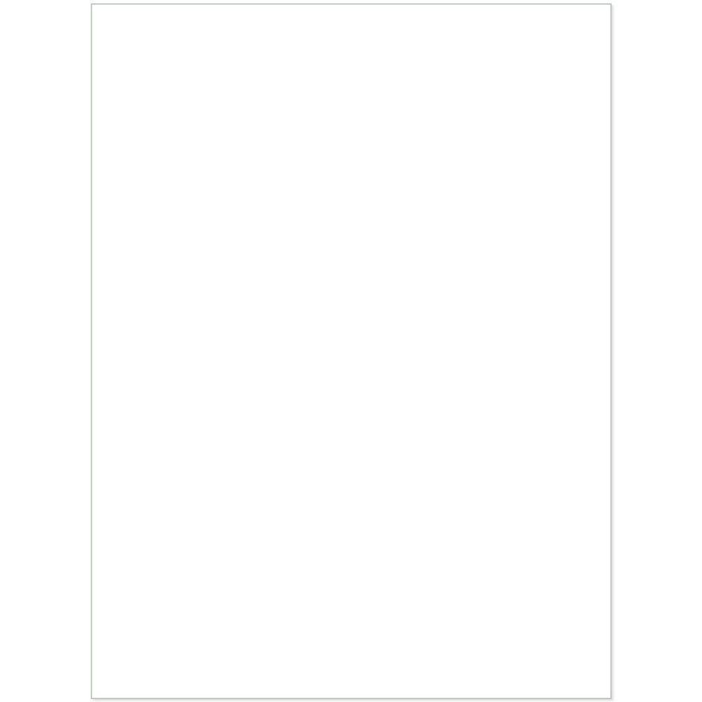 Customizable Blank White Labels 4 per Sheet Pack of 80 (8.5 in x 11 in | 28 cm x 21.5 cm)